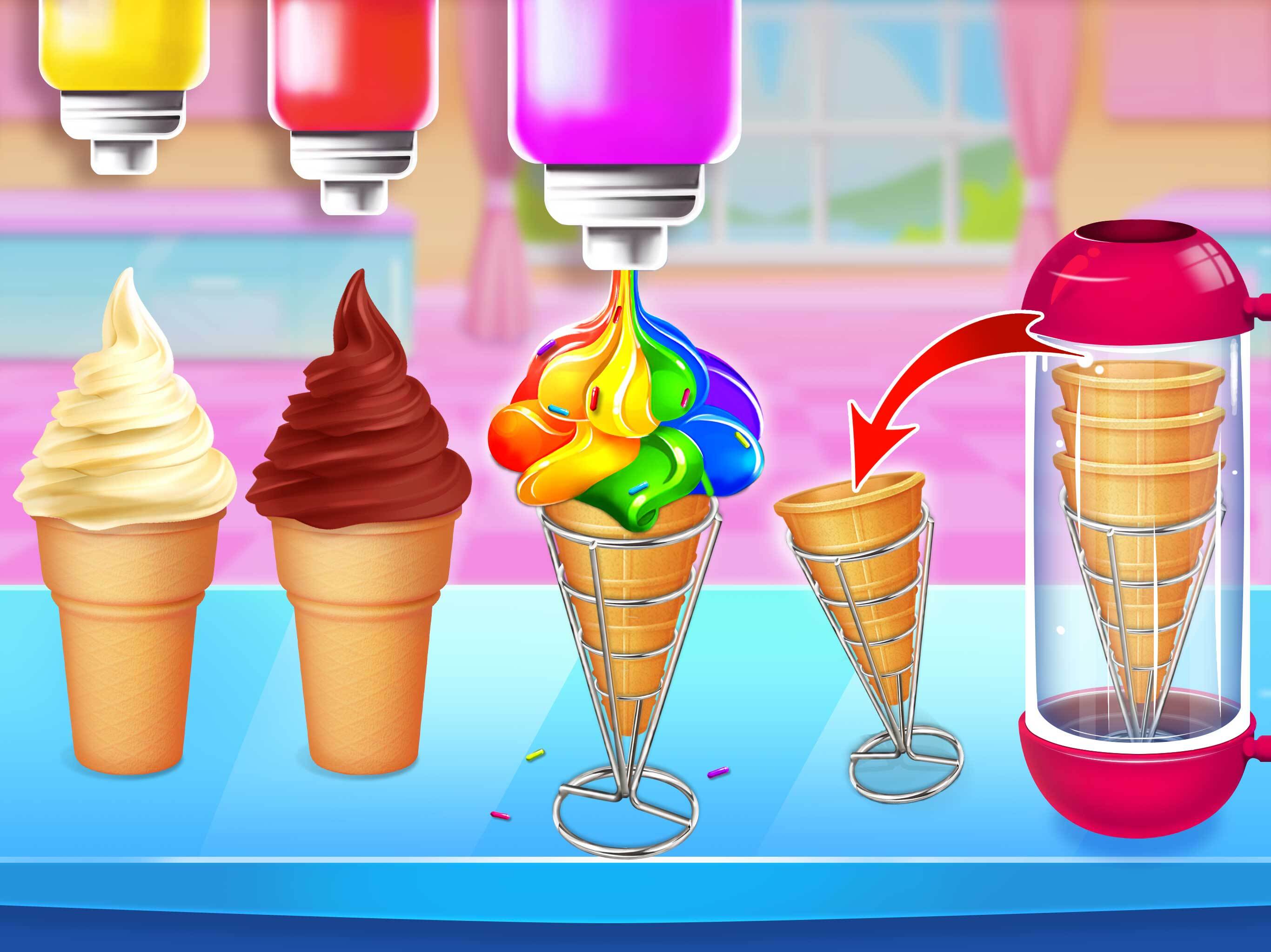 Ice Cream Cone Race to the Top Game