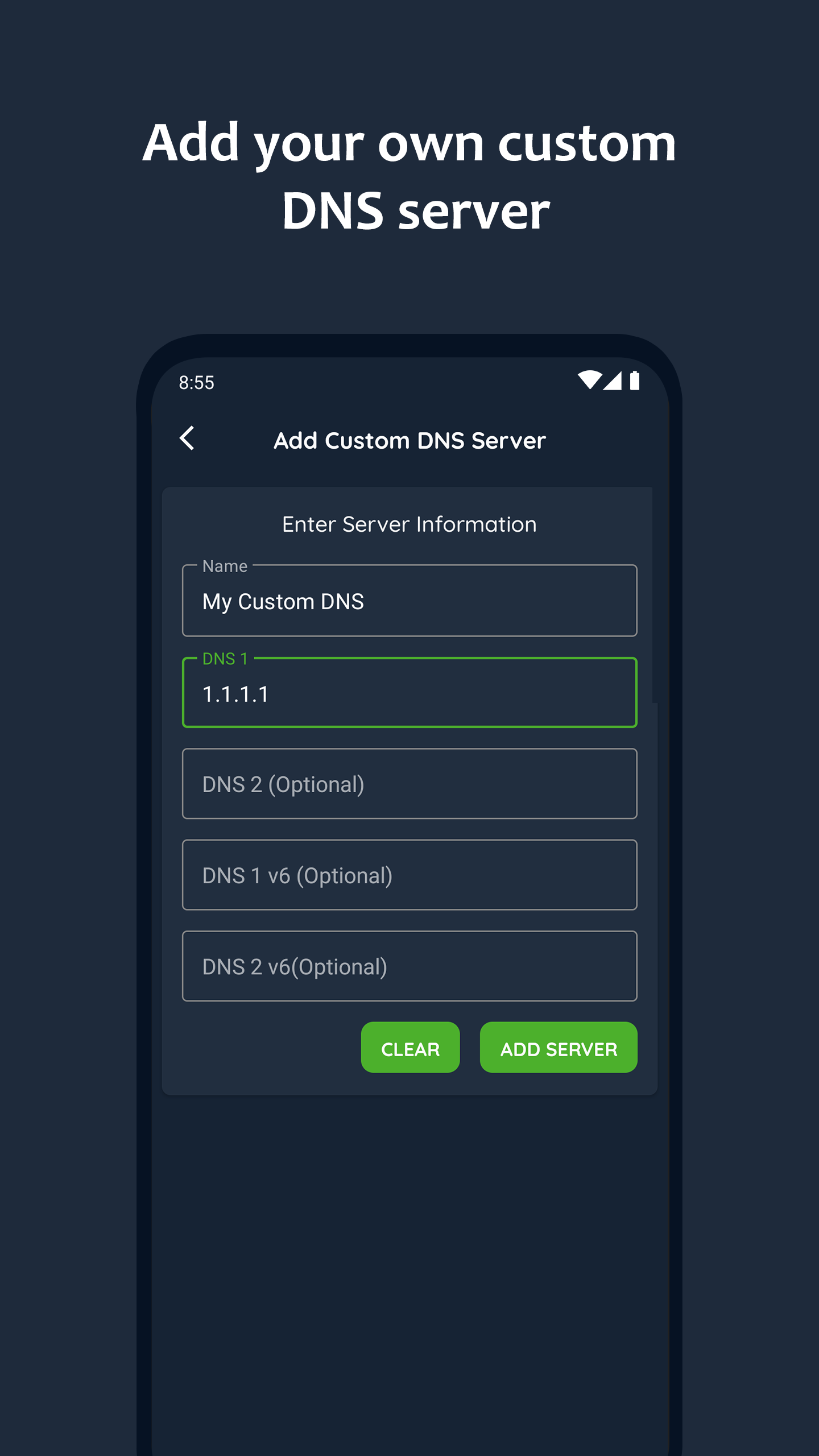 Скачайте и запустите DNS Changer - IPv4 & IPv6 на ПК или Mac (Эмулятор)