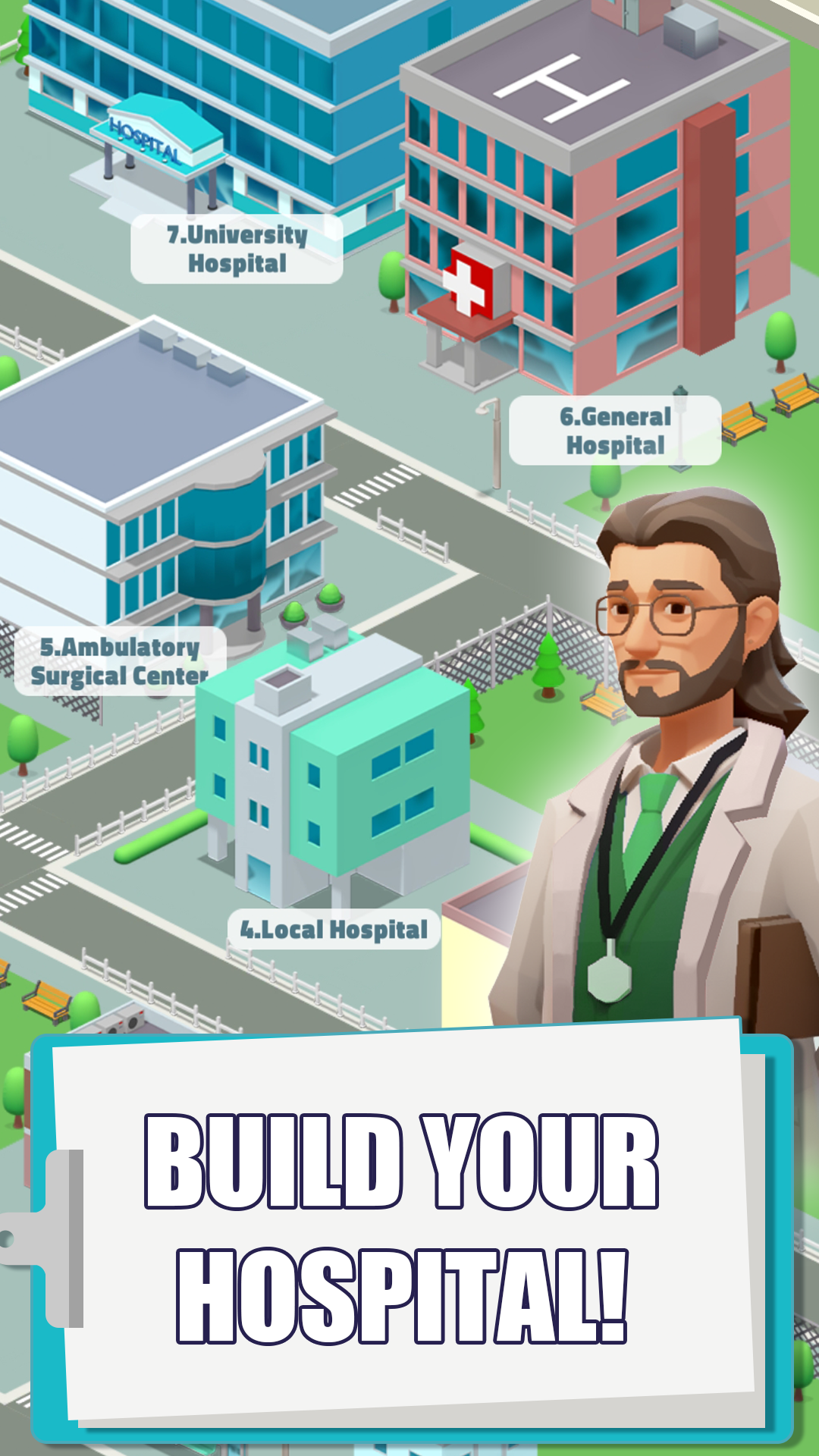 Скачайте и играйте в Ouch Clinics：Happy Hospital на ПК или Mac (Эмулятор)