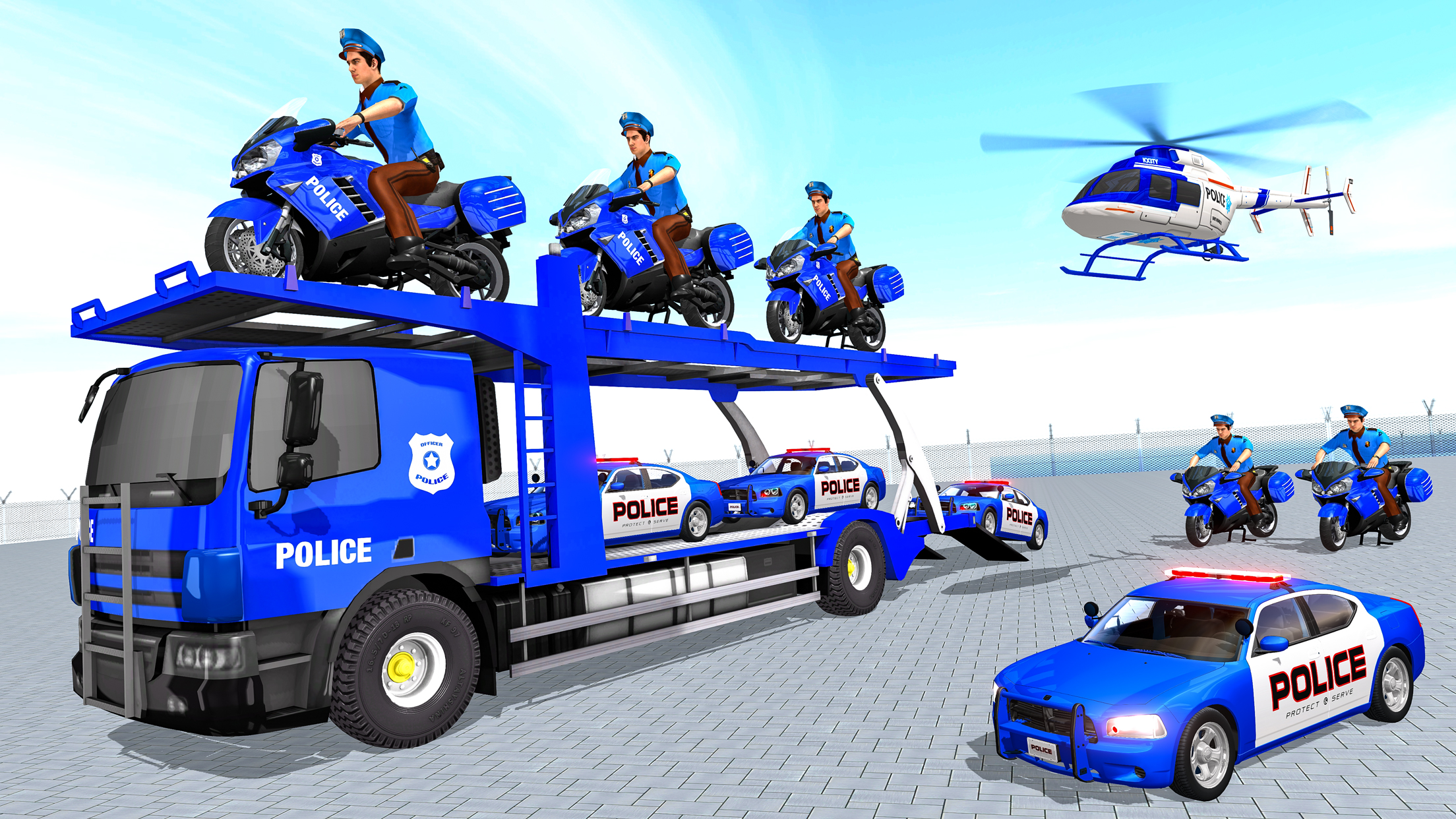 Play Bike Chase 3D Police Car Games Online for Free on PC & Mobile