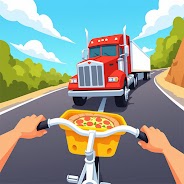 Juega Pizza Delivery Boy: Bike rush En PC