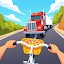 Crazy Pizza Dash-bike race