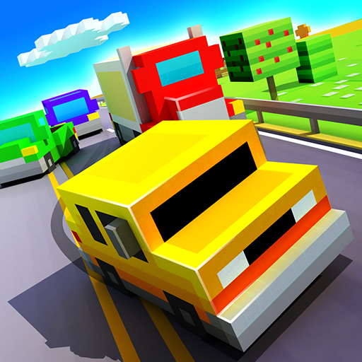 Play Blocky Highway: Traffic Racing Online