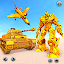 Tank Robot War Games - Air Robot Transform Battle