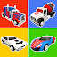 Superhero Car Merge Master