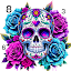 Creepy Skull Color by Numbers
