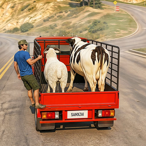 Animal Transport Farm Games 3d