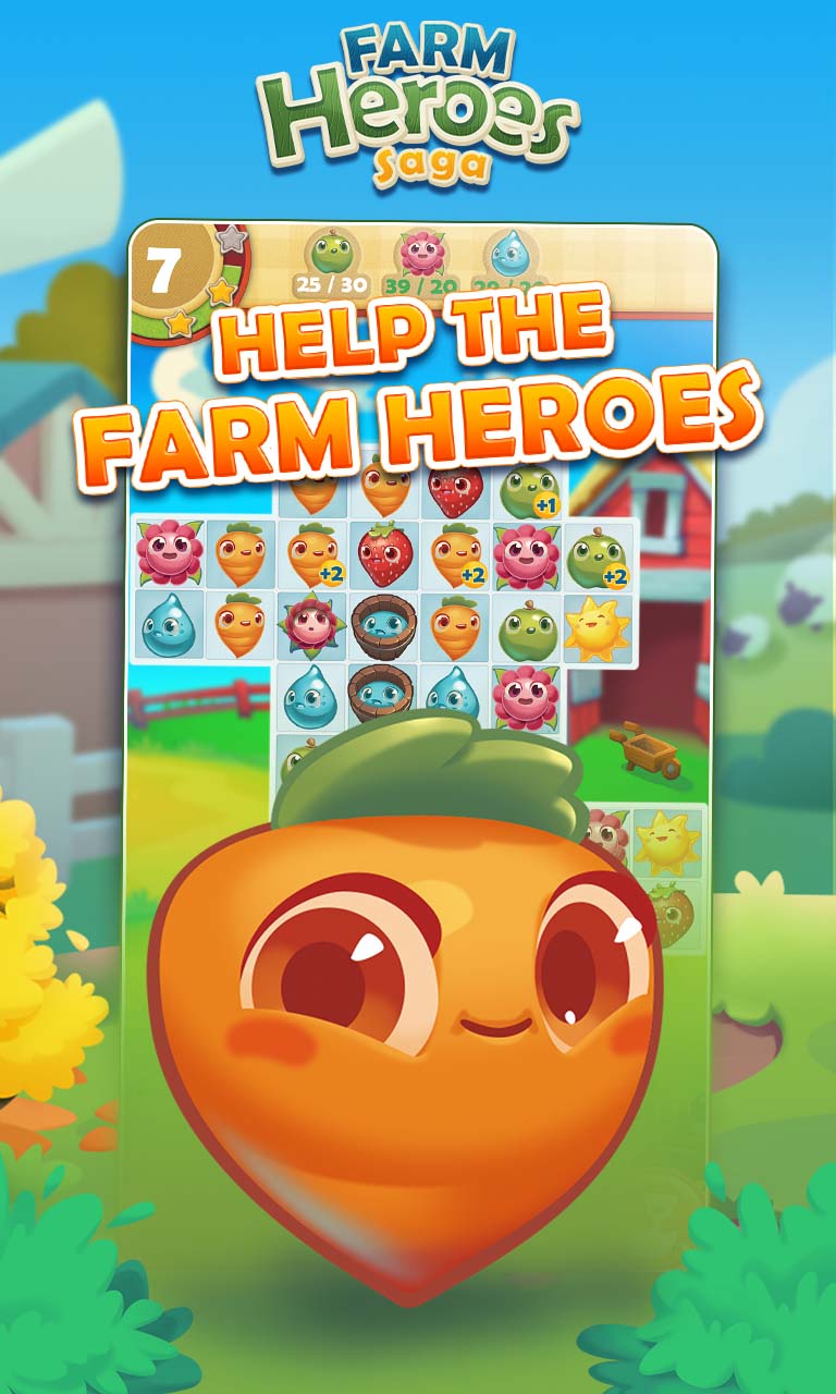 Play Farm Heroes Saga Online