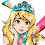 Princess Coloring Book Glitter
