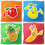 Fruits Memory Game for kids