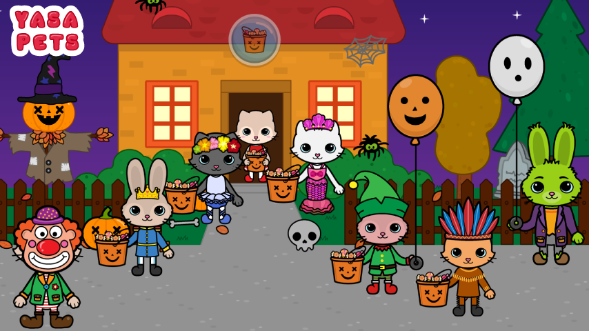 Play Yasa Pets Halloween Online