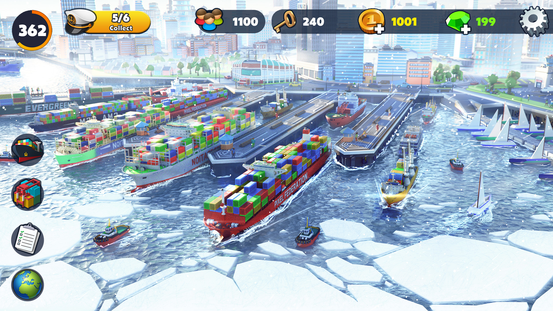 Download and Play Port City: Ship Tycoon Games on PC & Mac (Emulator)