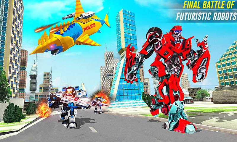 Play Shark Robot Car Transform Game Online