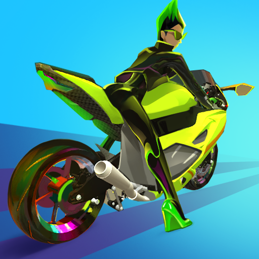 Wild Wheels: Renn Motorrad