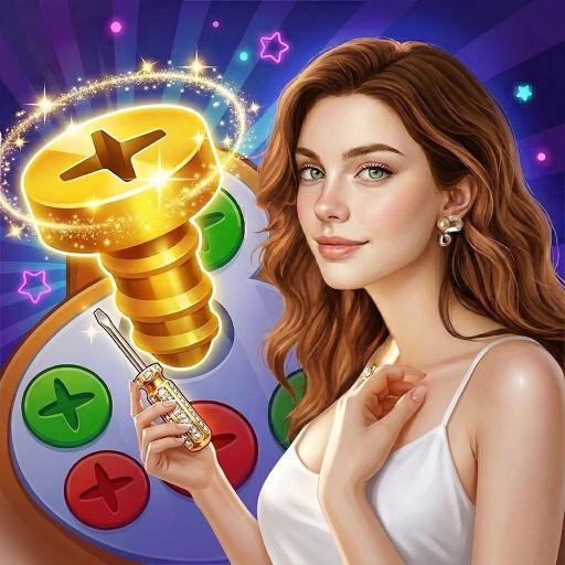 Wood Screw Lovely Puzzle