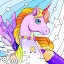 Unicorn Dress Up Coloring Book
