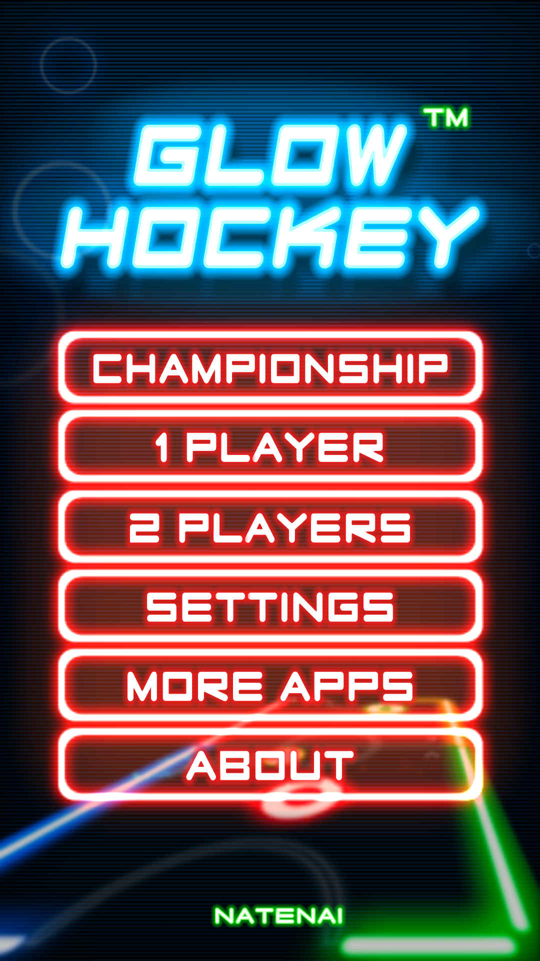 Скачать и играть в Glow Hockey на ПК или Mac с (Эмулятор)