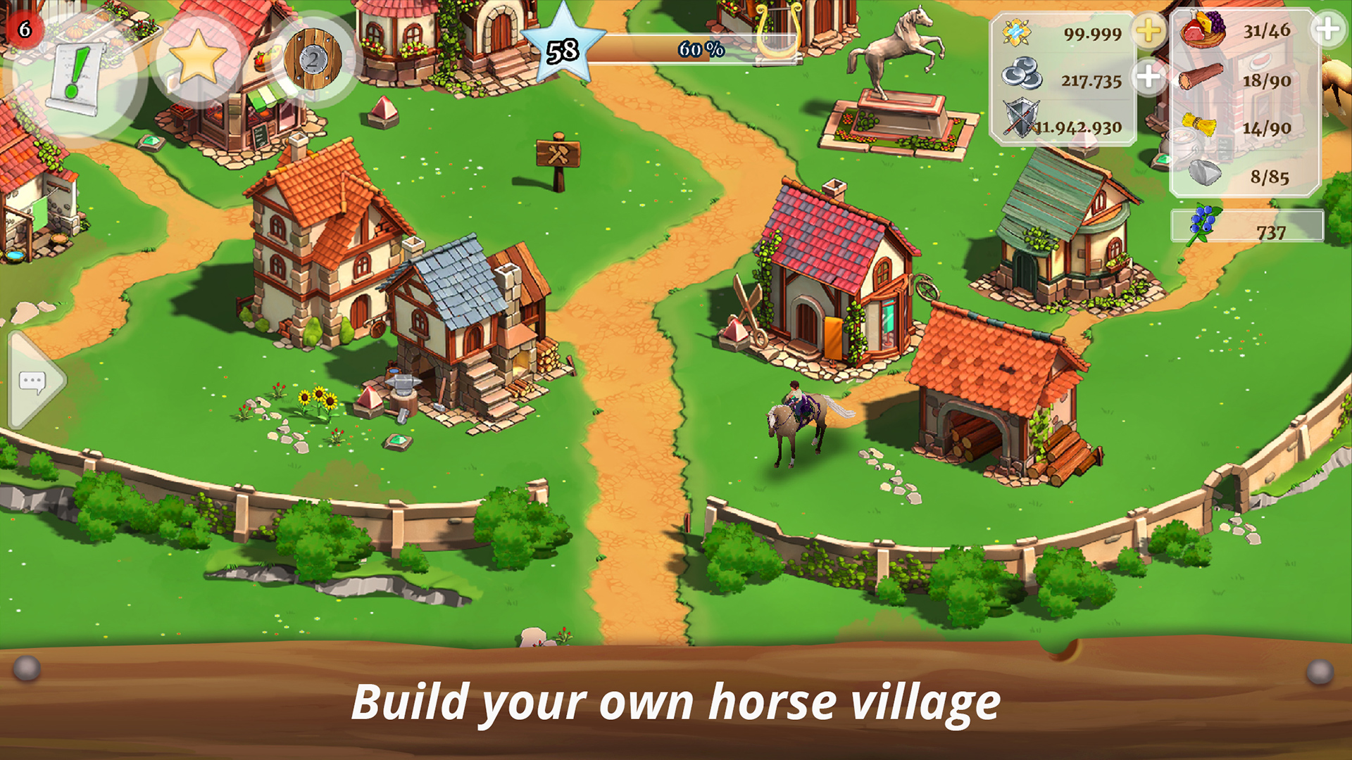 Скачайте и играйте в Horse Village - Wildshade на ПК или Mac (Эмулятор)