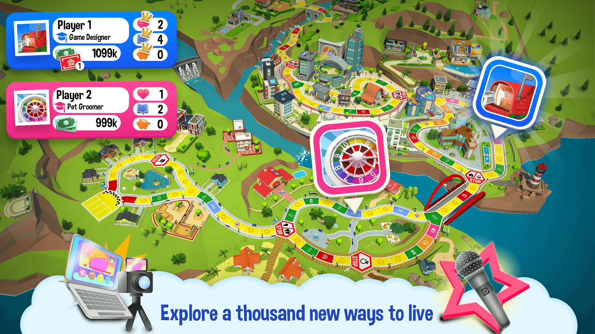 Download & Play THE GAME OF LIFE Vacations on PC & Mac