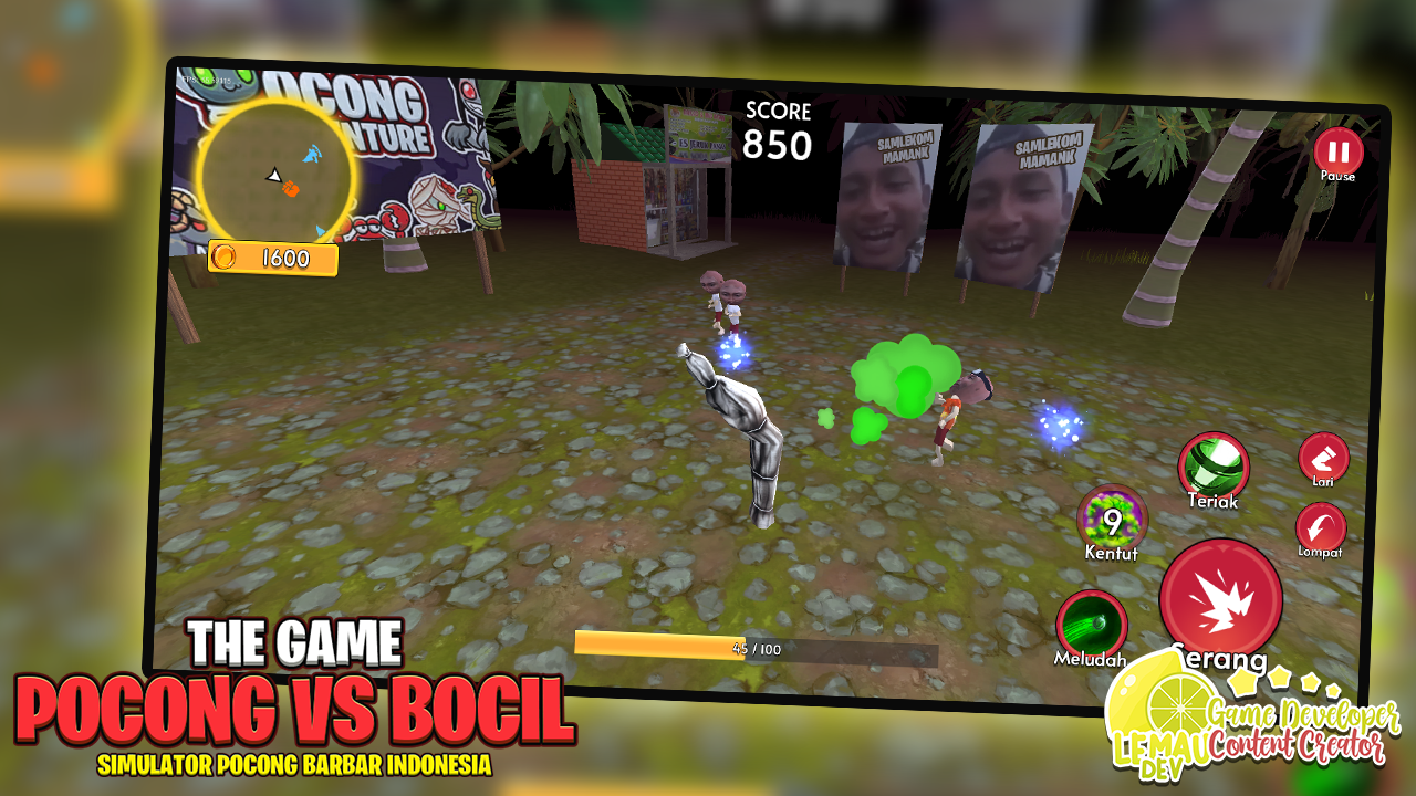 Download & Play Simulator Pocong vs Bocil 3D on PC & Mac (Emulator)