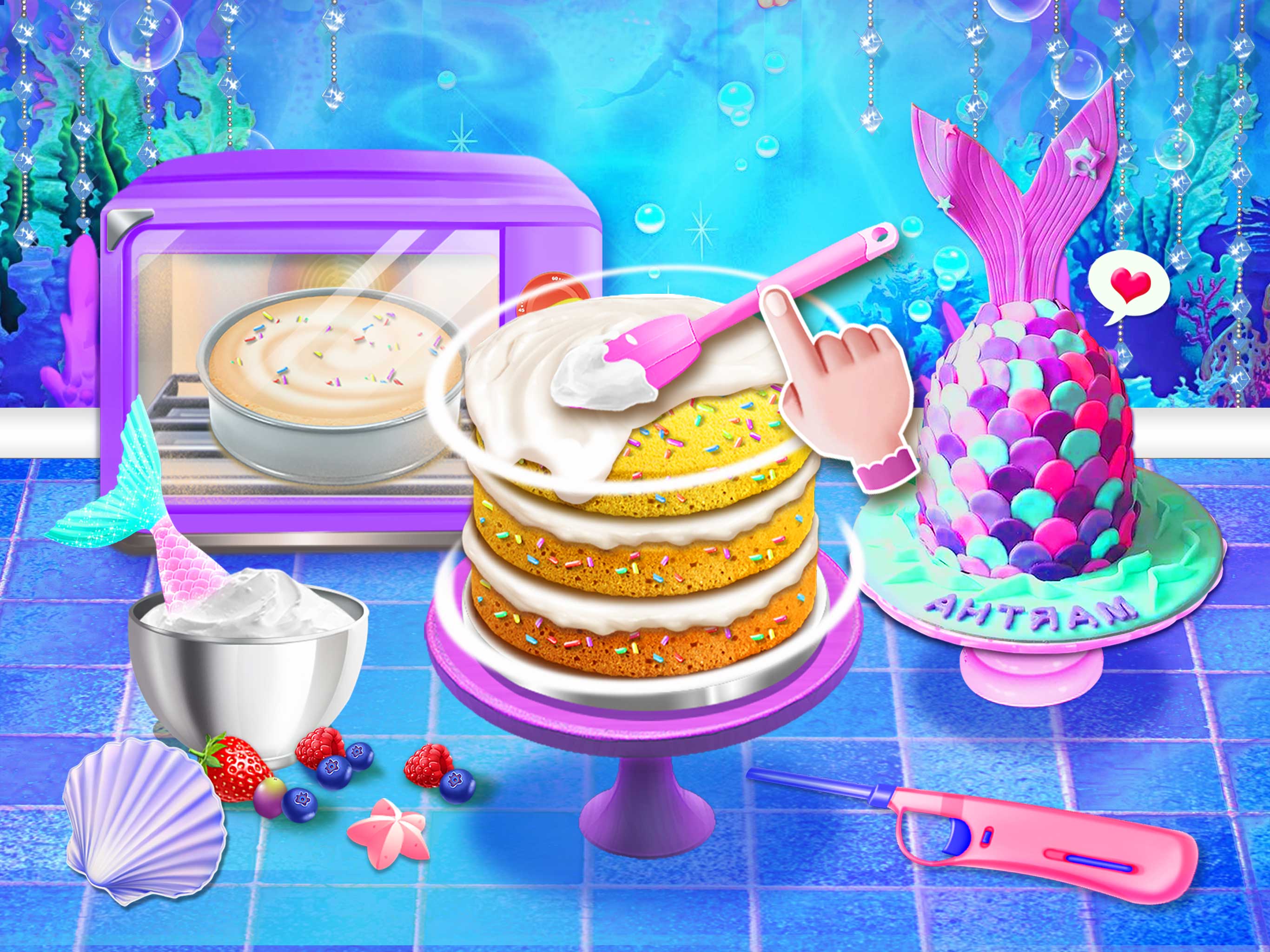 Download \u0026 Play Unicorn Chef: Mermaid Cooking Games for Girls on PC \u0026 Mac  (Emulator), image size:2732x2048