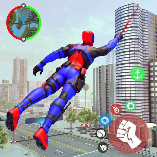 Play Miami Rope Hero Spider Game 2 Online