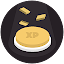 Level Up Button Gold - XP Play Games