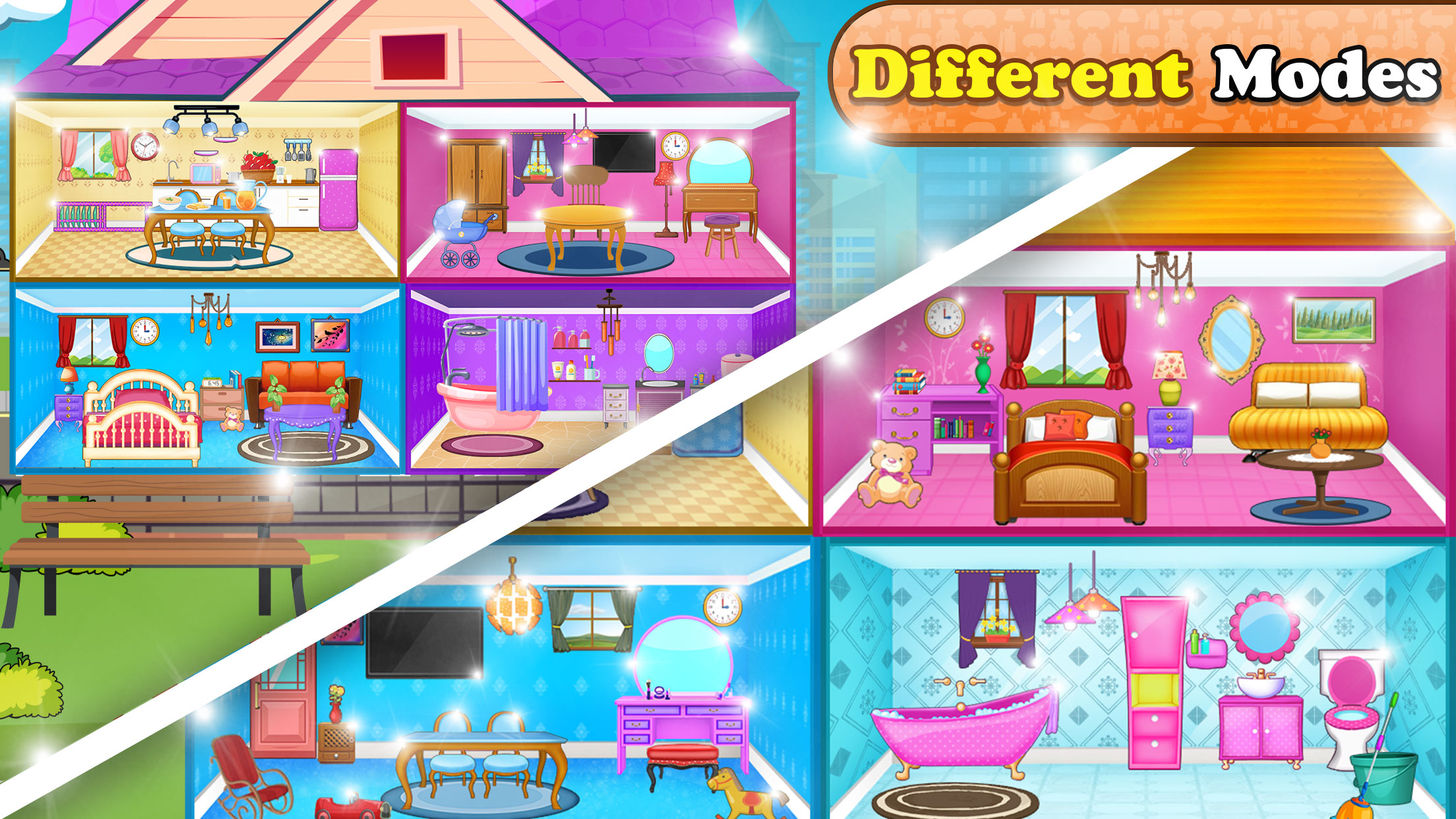 Play Doll House Design: Girl Games Online for Free on PC & Mobile ...