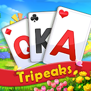 Jogue Solitaire Tripeaks Garden para PC