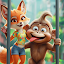 Cheeky Naughty Monkey Chaos 3D