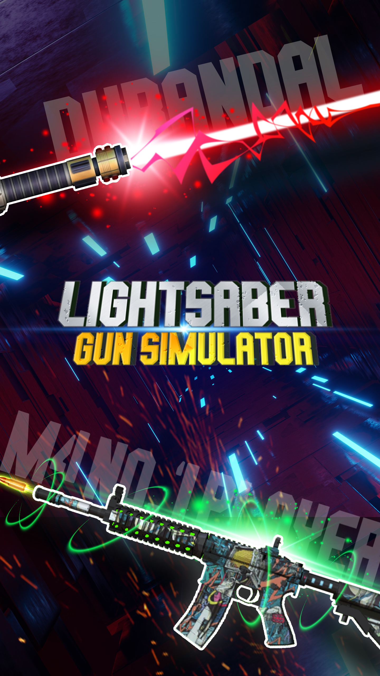 Скачайте и играйте в LightSaber - Gun Simulator на ПК или Mac с (Эмулятор)