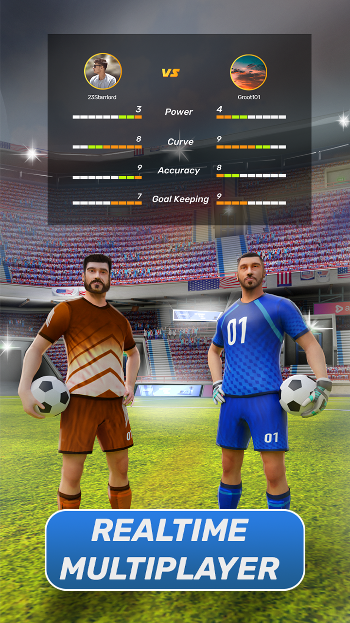 World Soccer Dream Football League Soccer Star Battle Football Game Real  Mobile Soccer Games 2023 Fanstasy Football games