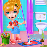 Graj Keep Your House Clean - Girls Home Cleanup Game na PC