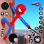 Flying Stickman Rope Hero Game