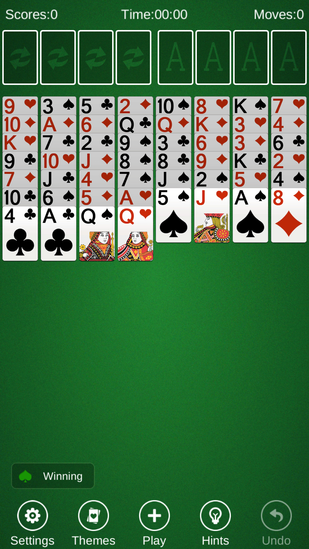 Play FreeCell Solitaire Online