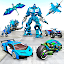 Police Tiger Robot Car Game 3d
