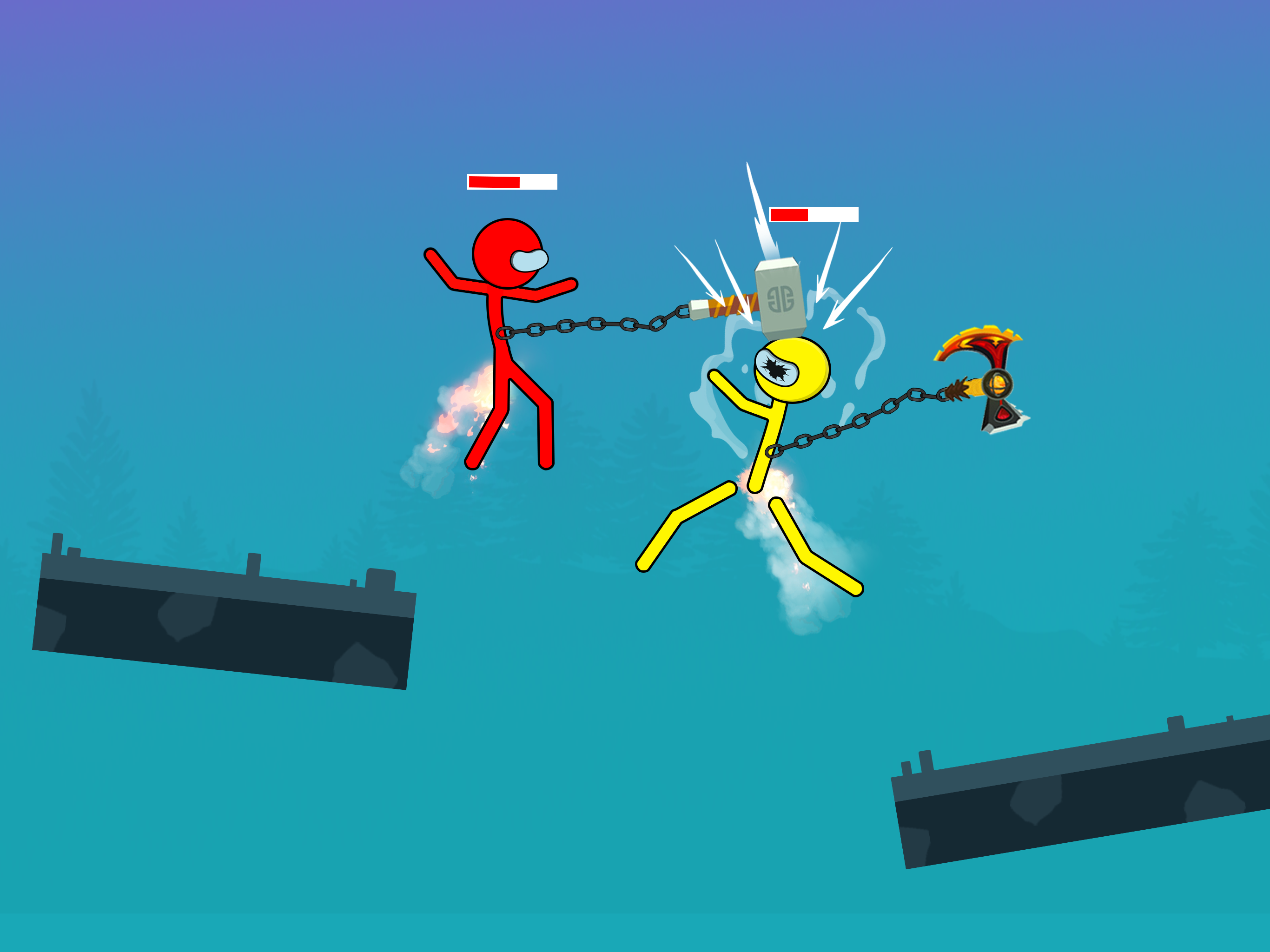 Скачайте и играйте в Stick Hero Stickman Smasher на ПК или Mac (Эмулятор)