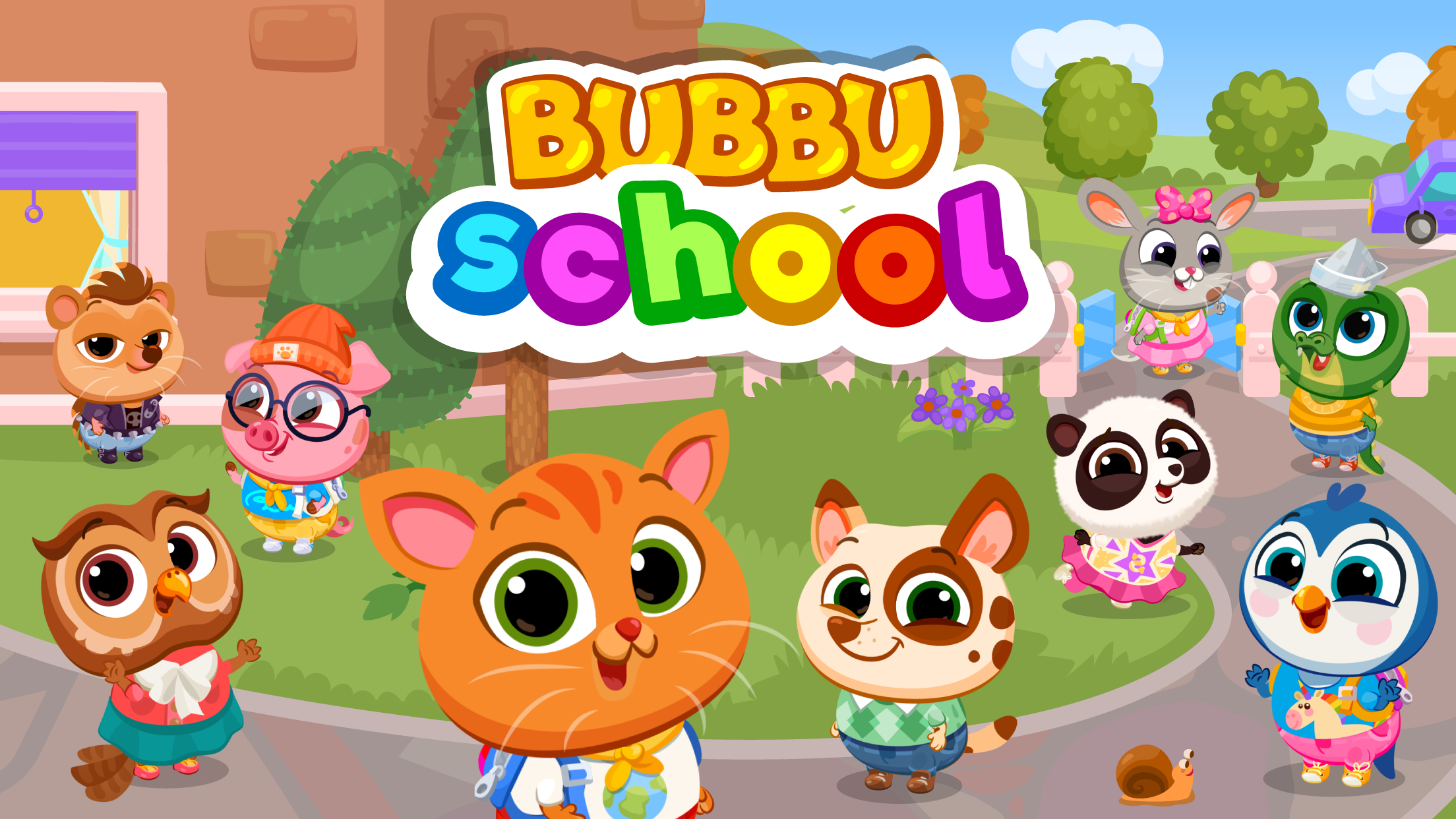 Скачайте и играйте в Bubbu School (котик бубу) на ПК или Mac с (Эмулятор)