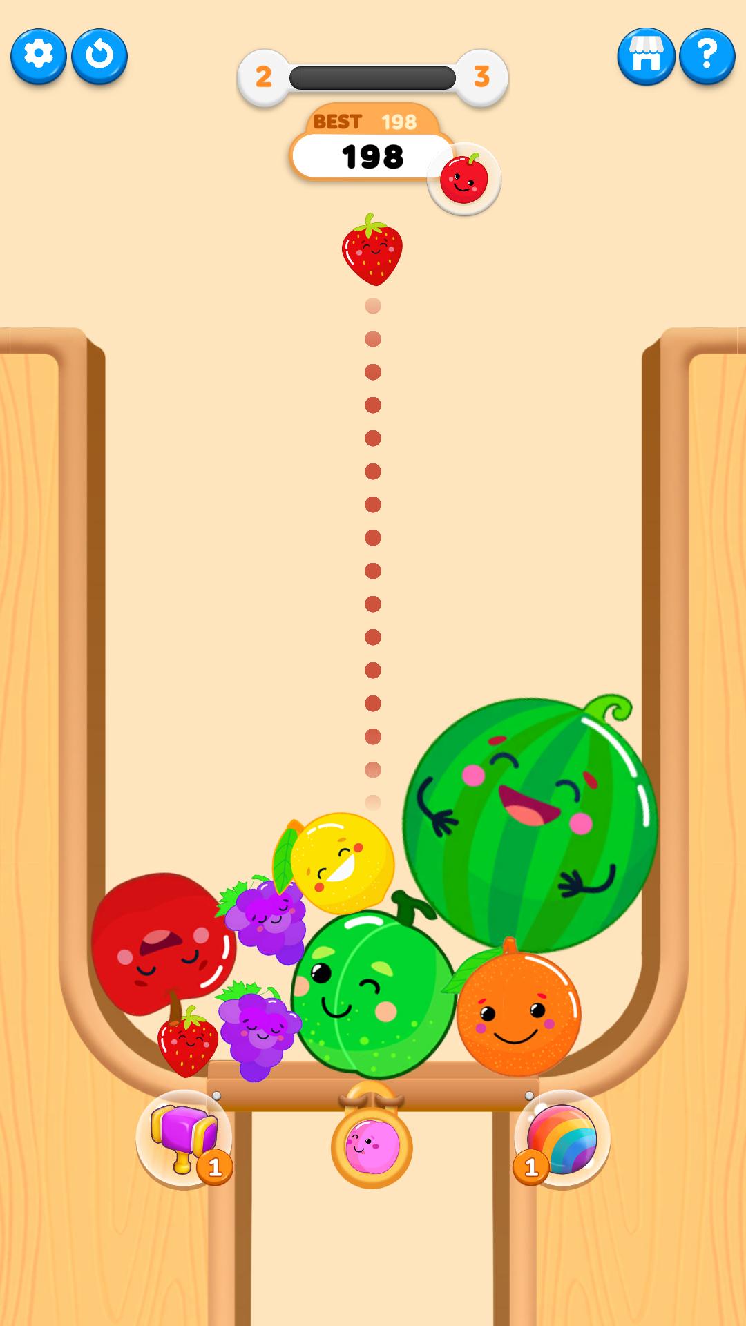 App Fruit 2048: King Number Android game 2023 