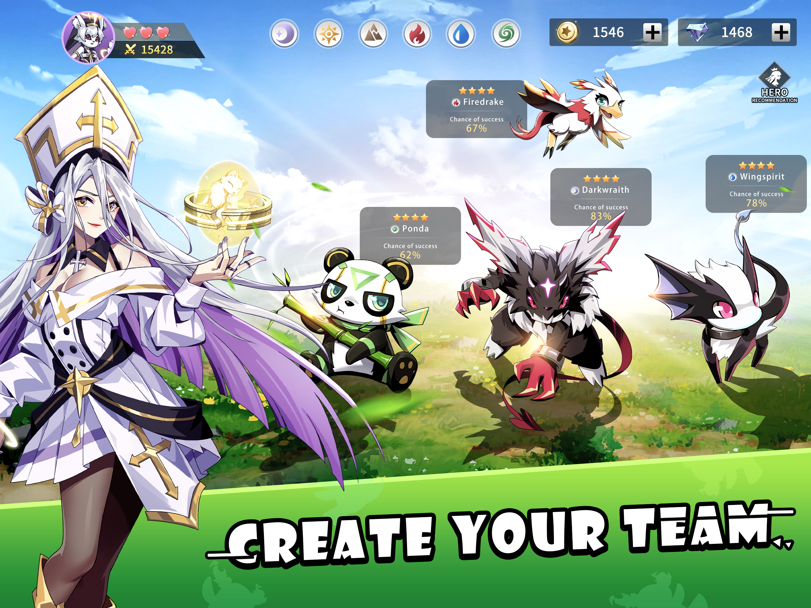 Como jogar Digital Girls: Idle RPG no PC com Bluestacks