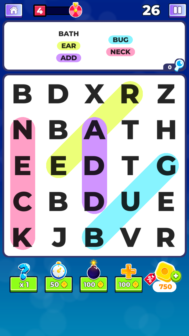 🕹️ Play 2 Player Word Search Game: Free Online Multiplayer Word