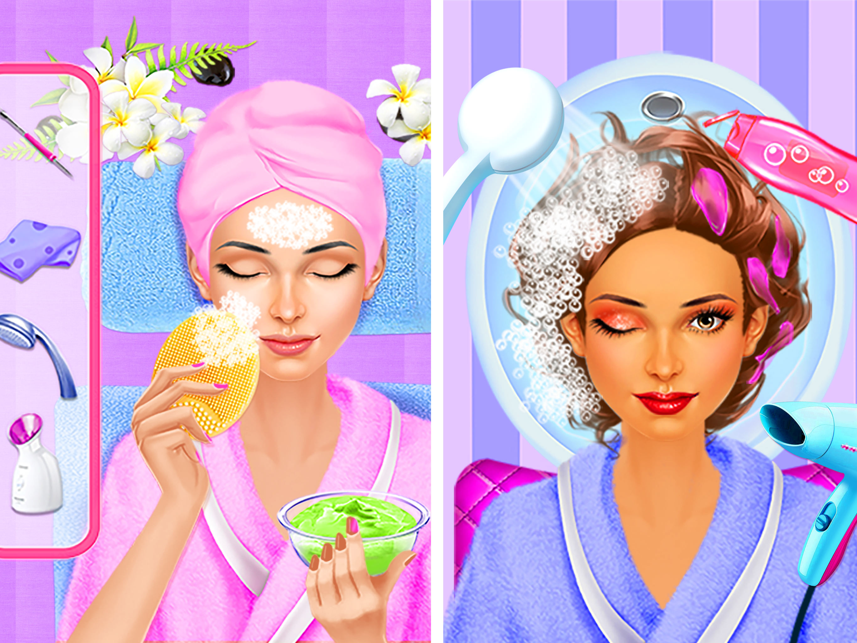 Скачайте и играйте в Makeover Games: Makeup Salon на ПК или Mac с (Эмулятор)