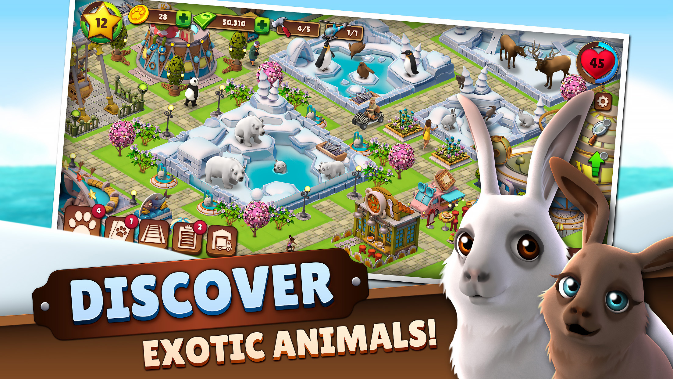 Скачайте и играйте в Zoo Life: Animal Park Game на ПК или Mac с (Эмулятор)