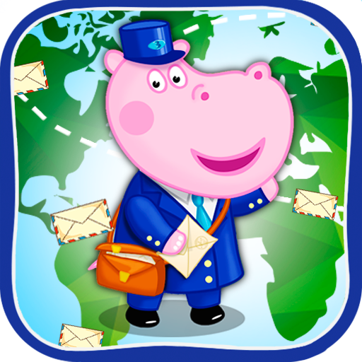 Post office game: Professions Postman