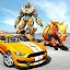 Rhino Robot Car transforming games – City battle