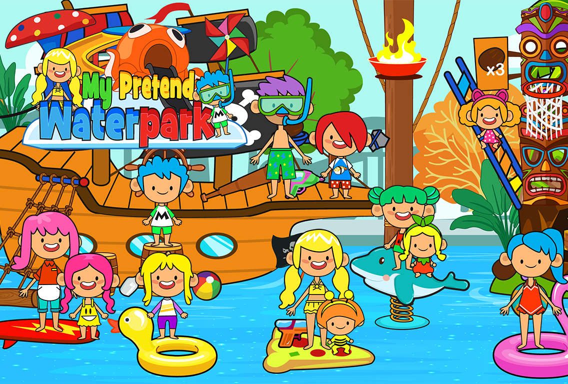 Play My Pretend Summer Waterpark Online