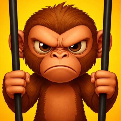 Zoo Chaos Monkey Prank Game 3D