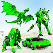 Main Multi Robot Lion Game - Dragon Robot Car Transform on PC