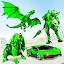 Royal Lion Robot Games- Dragon Robot Transform War