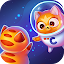 Space Cat Evolution: Kitty collecting in galaxy